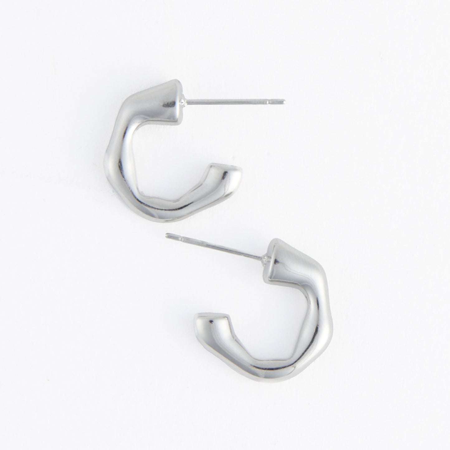 Narelle Waterproof Bamboo C-Hoop Earrings