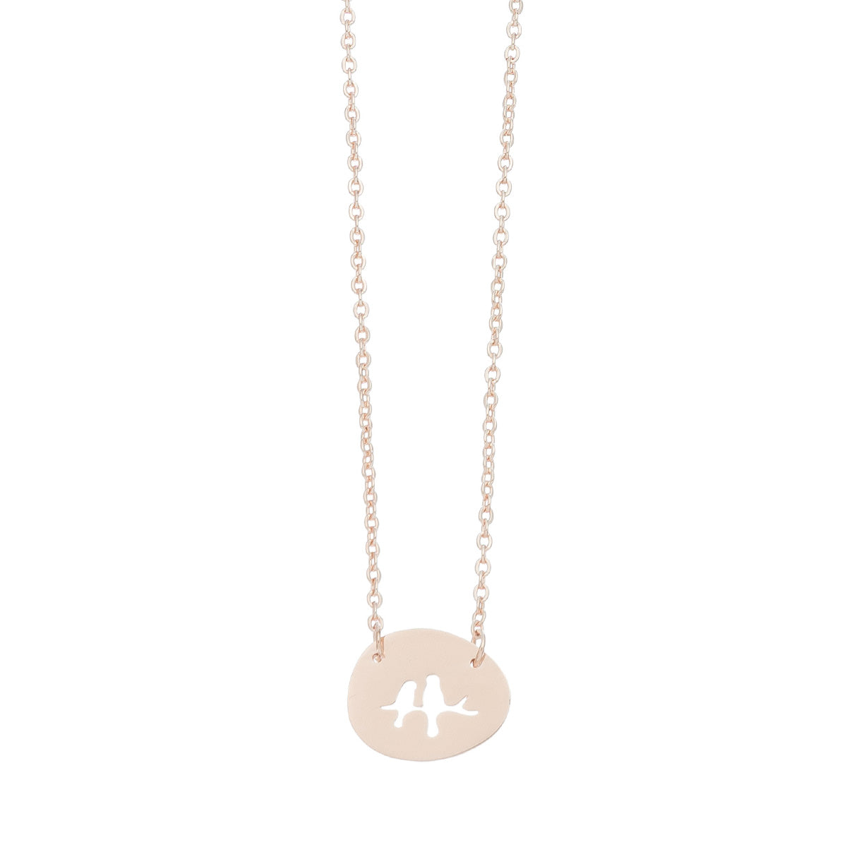 Ss Dainty Bird Nk- Rose Gold