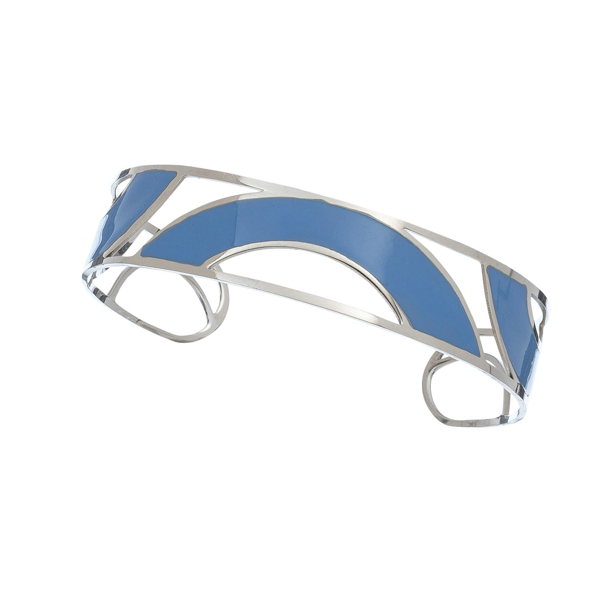 Ss Semi Cir Brace-Steel/Blue