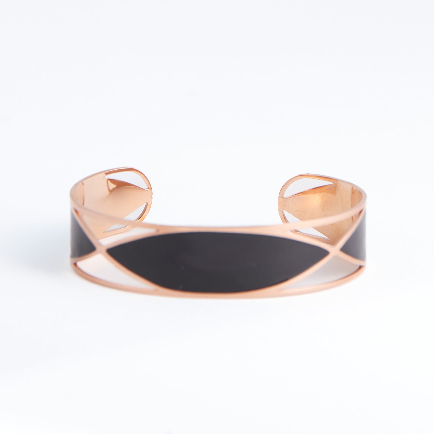 Ss Oval Brace-Rosegold/Black