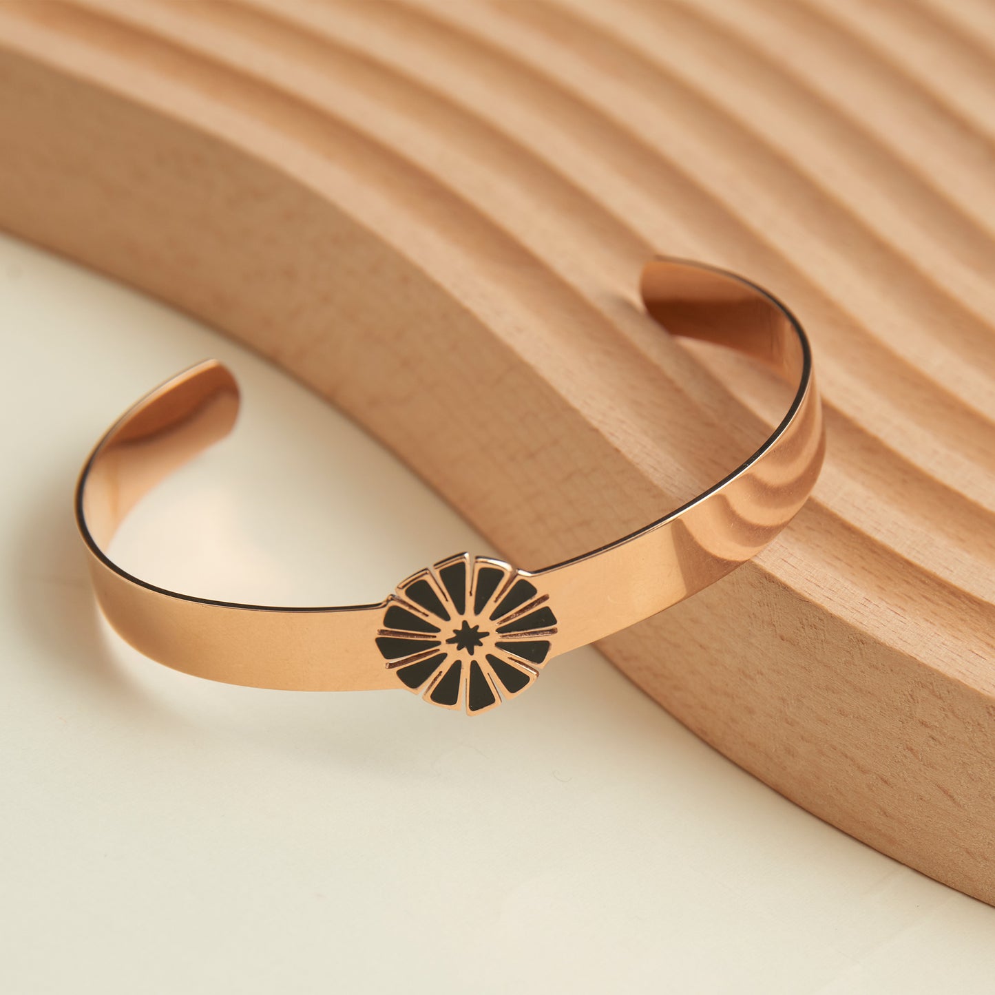 Ss Pie Pieces Br Rose Gld/Blk