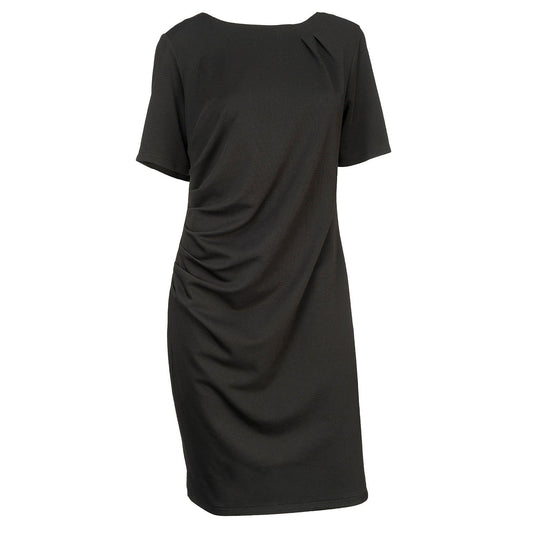 Black Ruched Dress