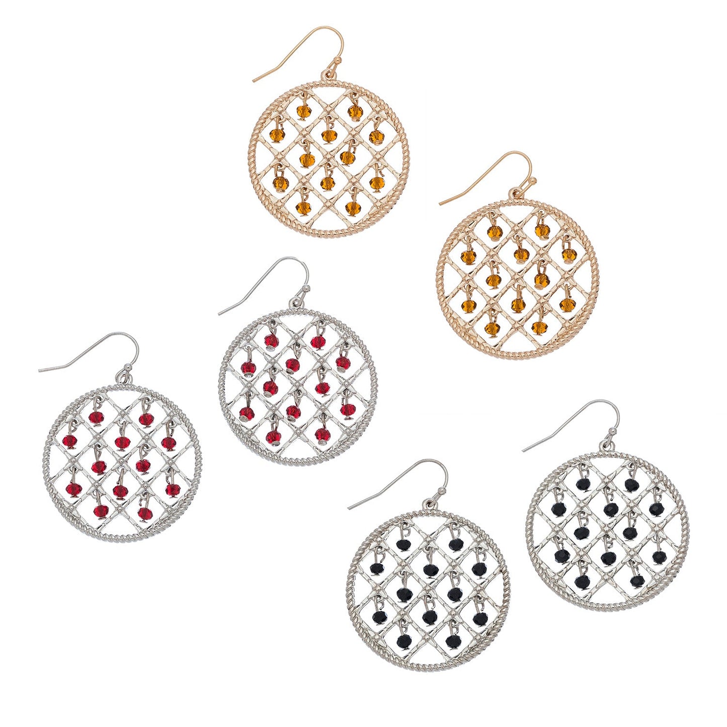 Mosaic Bead Drop Rnd Shape Er