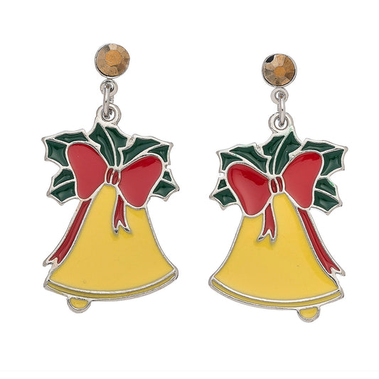 Xmas Holiday Bell Pierced Earring
