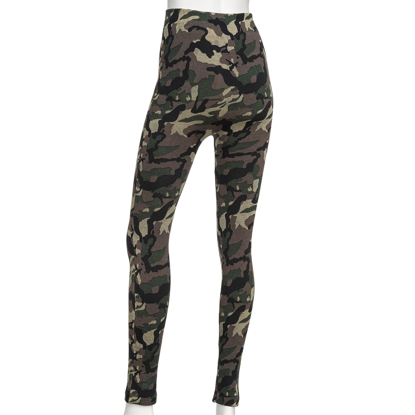 Green Camouflage Leggings