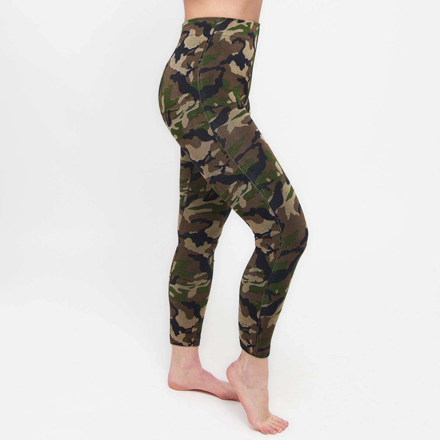 Green Camouflage Leggings