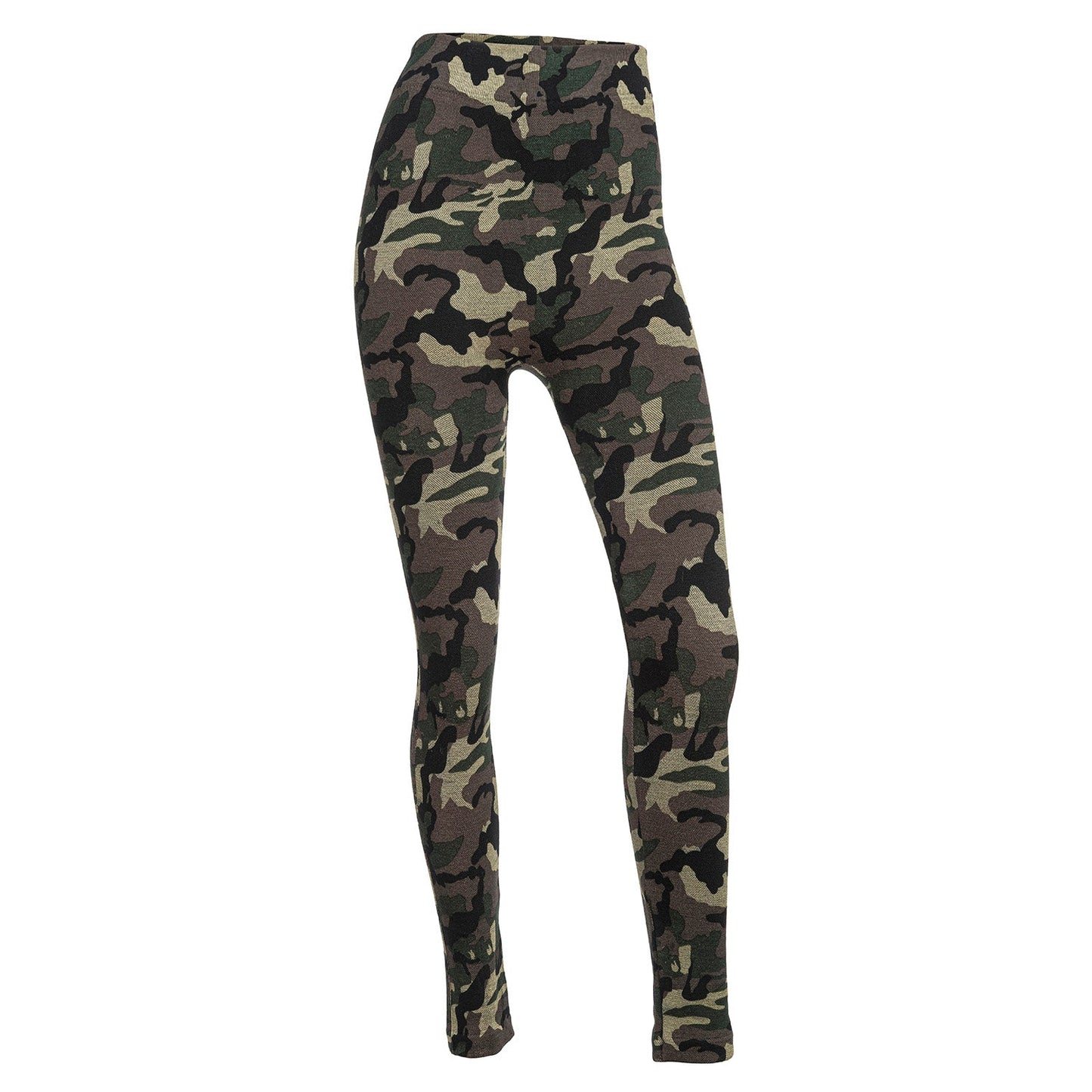 Green Camouflage Leggings