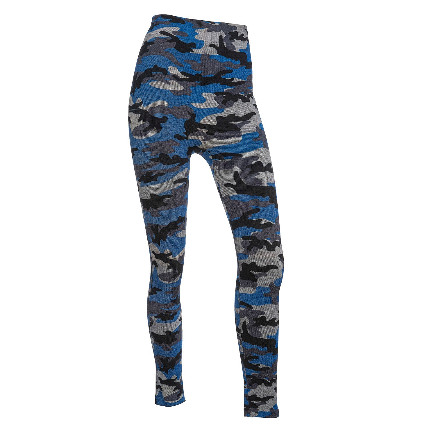 Navy Camouflage Leggings