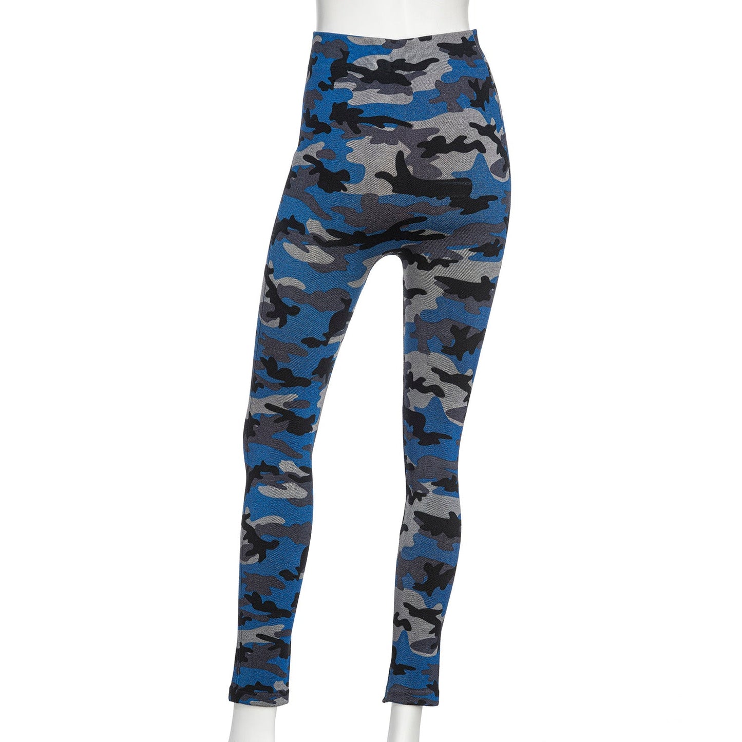 Navy Camouflage Leggings