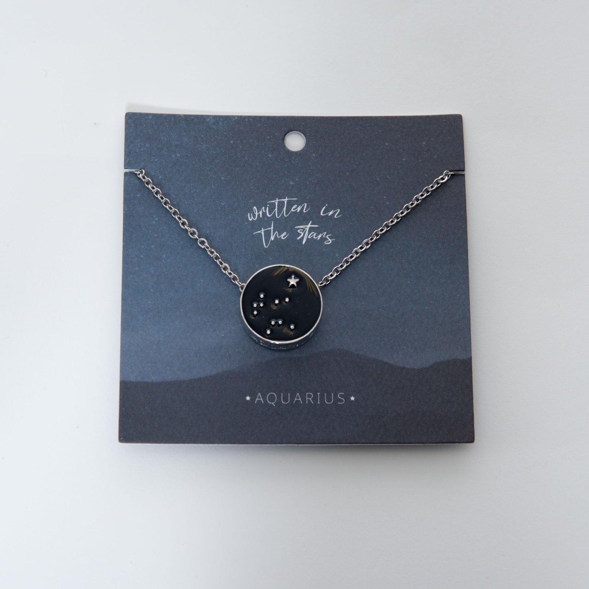 Zodiac Constellation Pendant Necklace