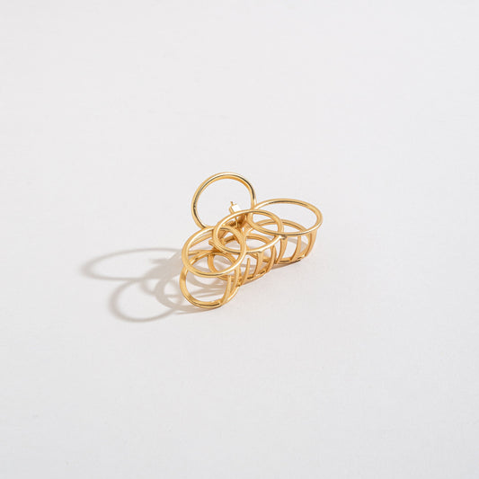 Sydney Linked Rings Claw Clip
