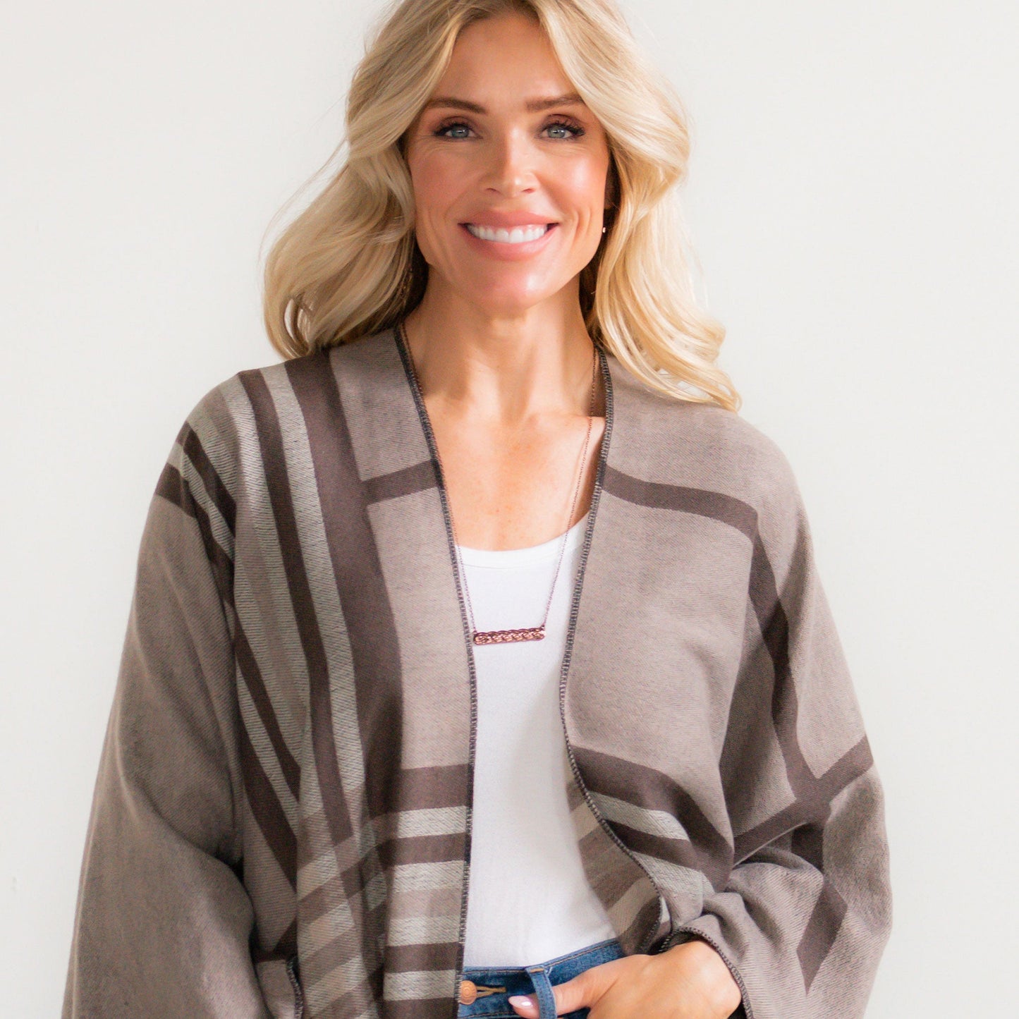 Cecelia Braided Bar Necklace