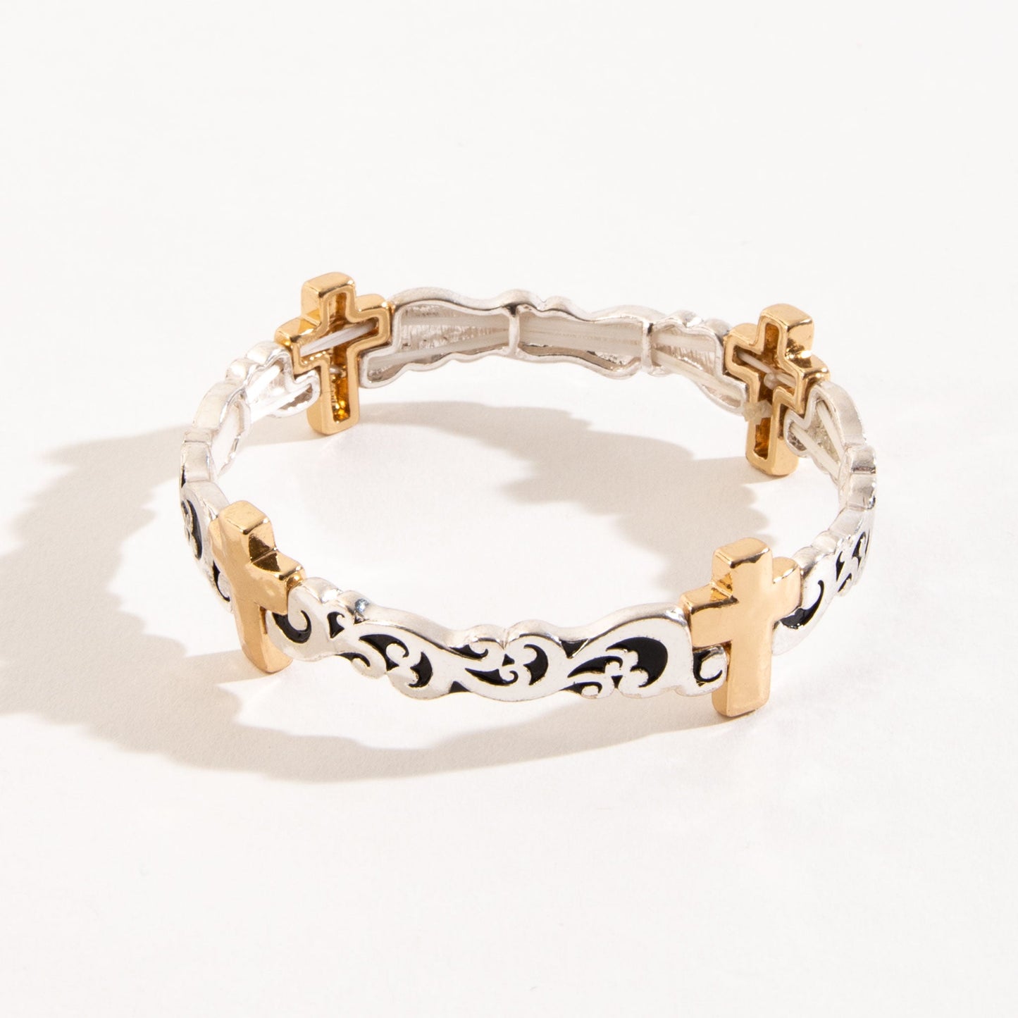 Kari Cross Cuff Bracelet