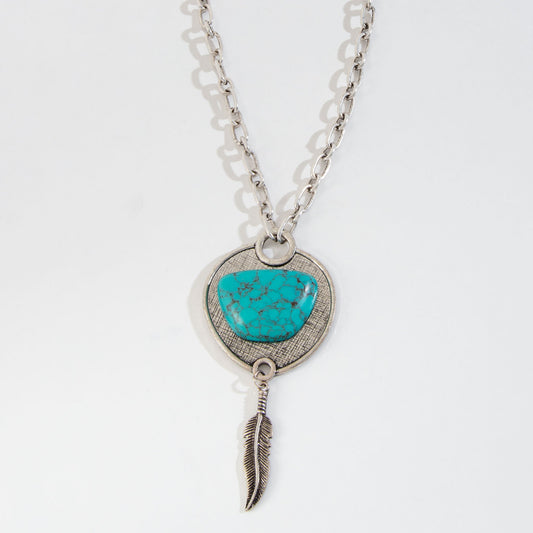 Belle Stone Pendant Necklace