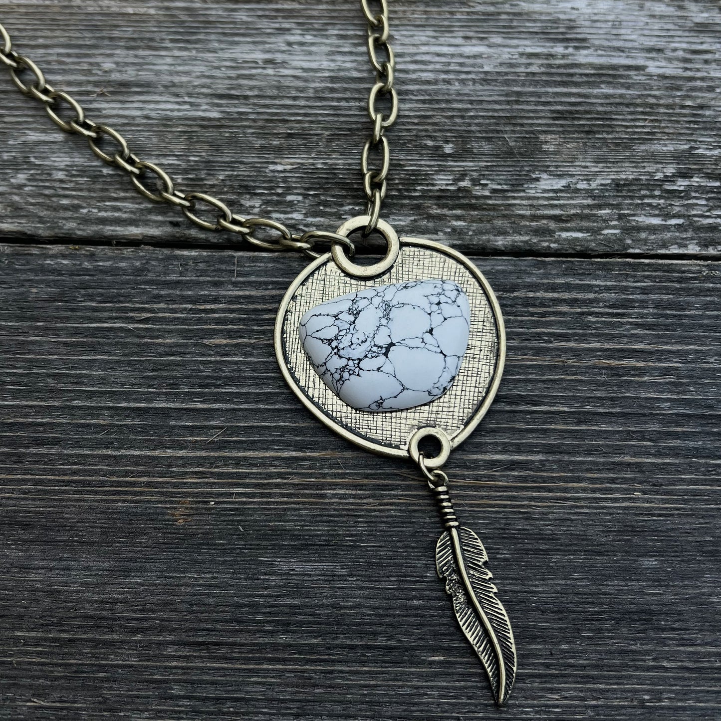 Belle Stone Pendant Necklace