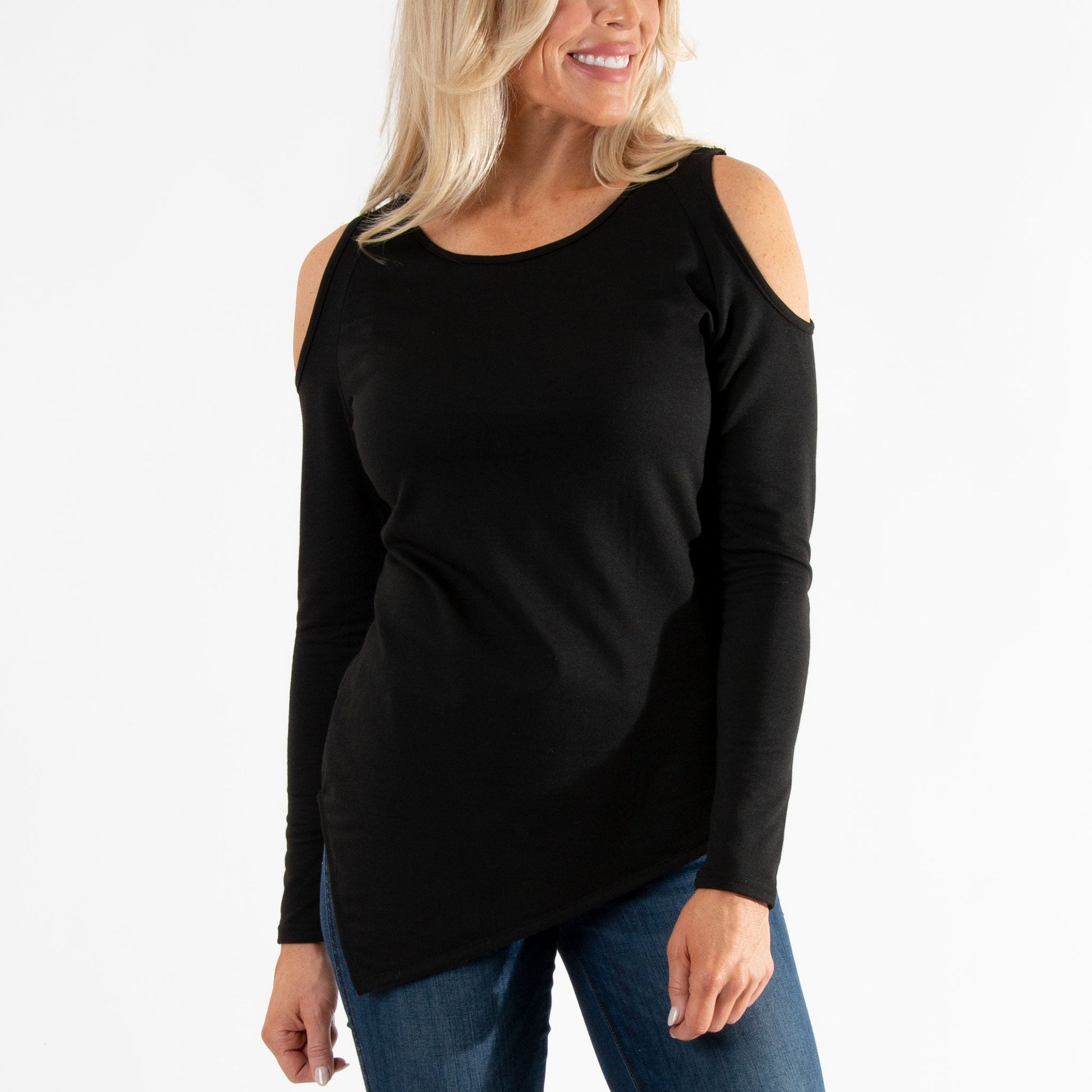 Olivia Cold Shoulder Top
