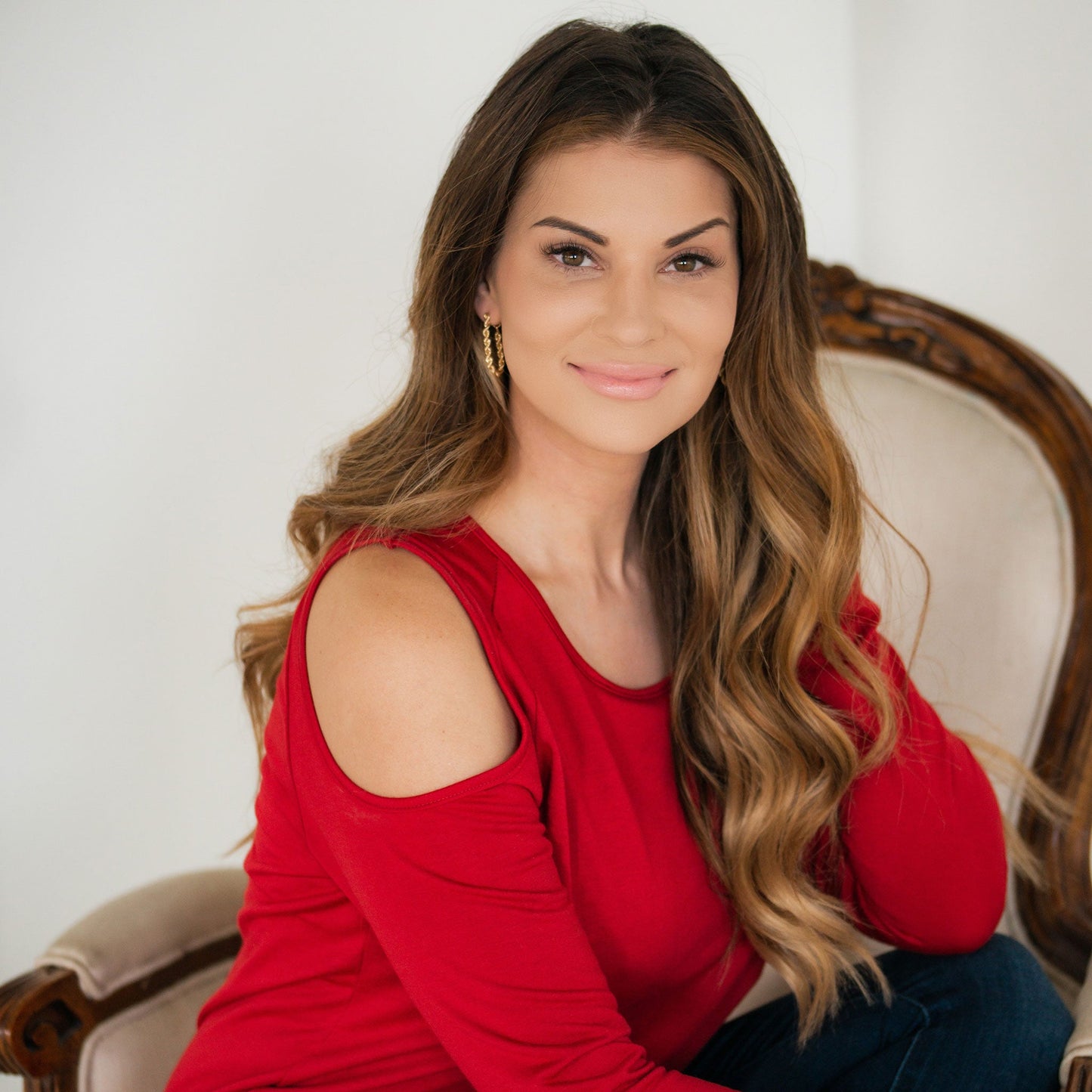 Olivia Cold Shoulder Top