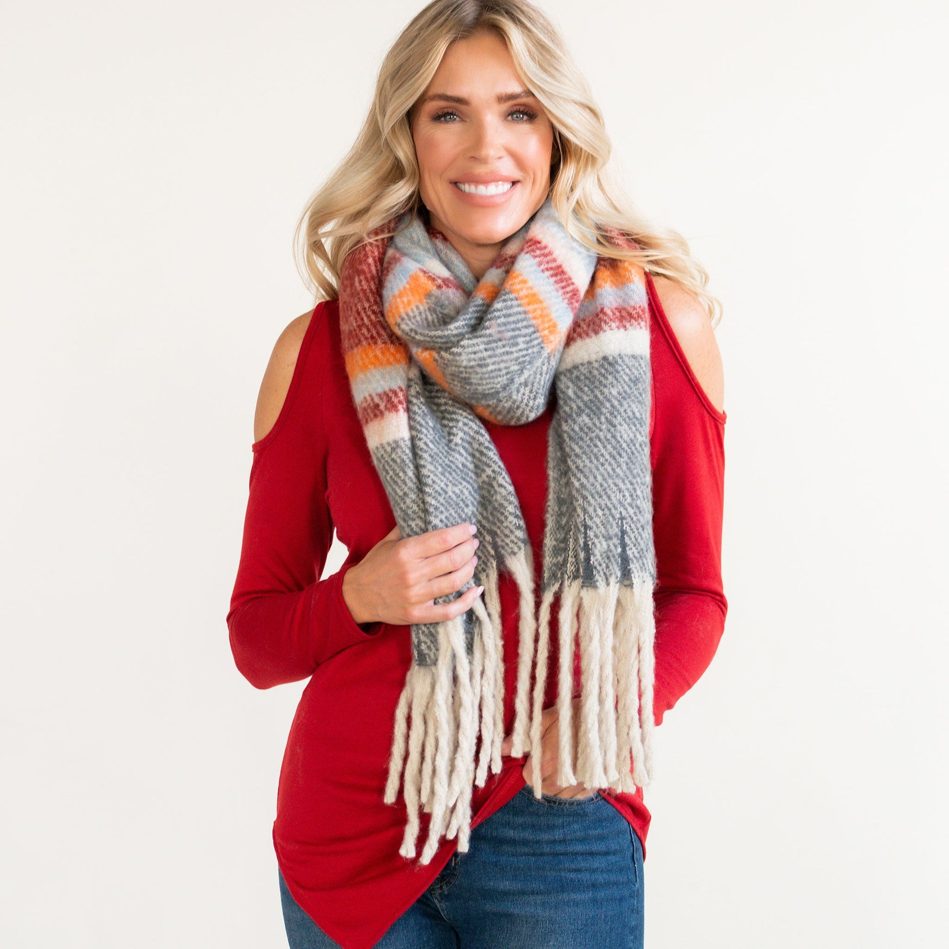 Olivia Cold Shoulder Top