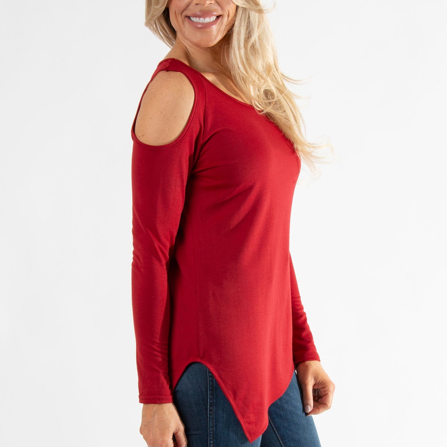 Olivia Cold Shoulder Top