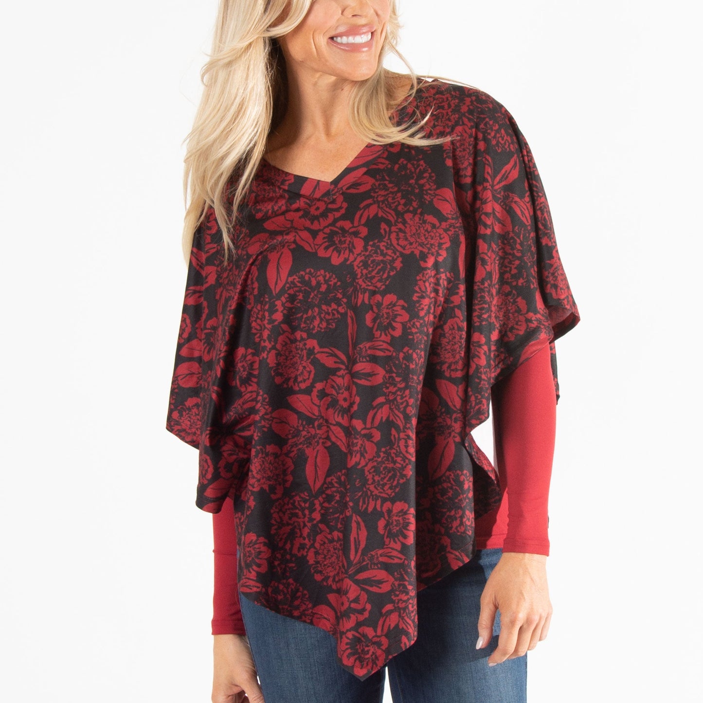 Addie Poncho Top