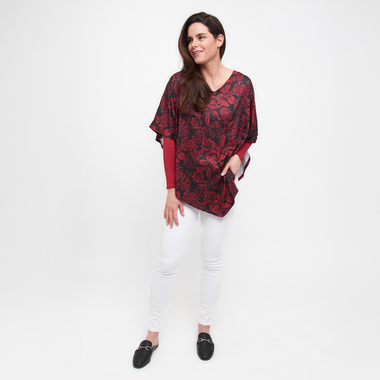 Addie Poncho Top