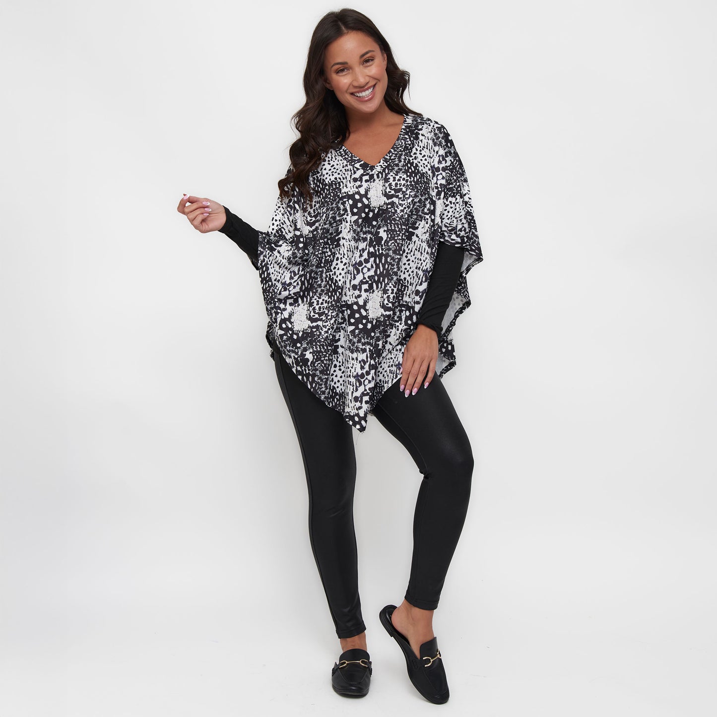 Addie Poncho Top