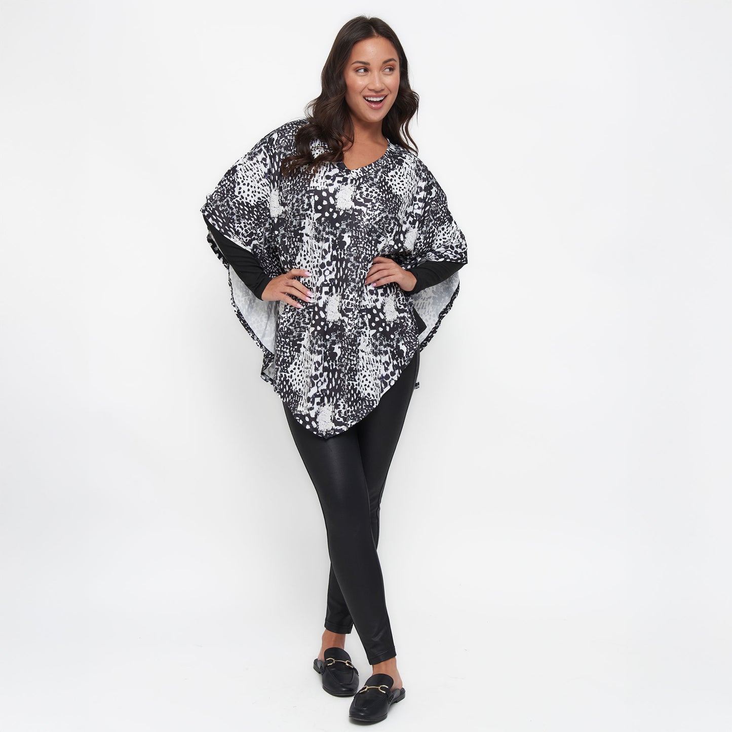 Addie Poncho Top