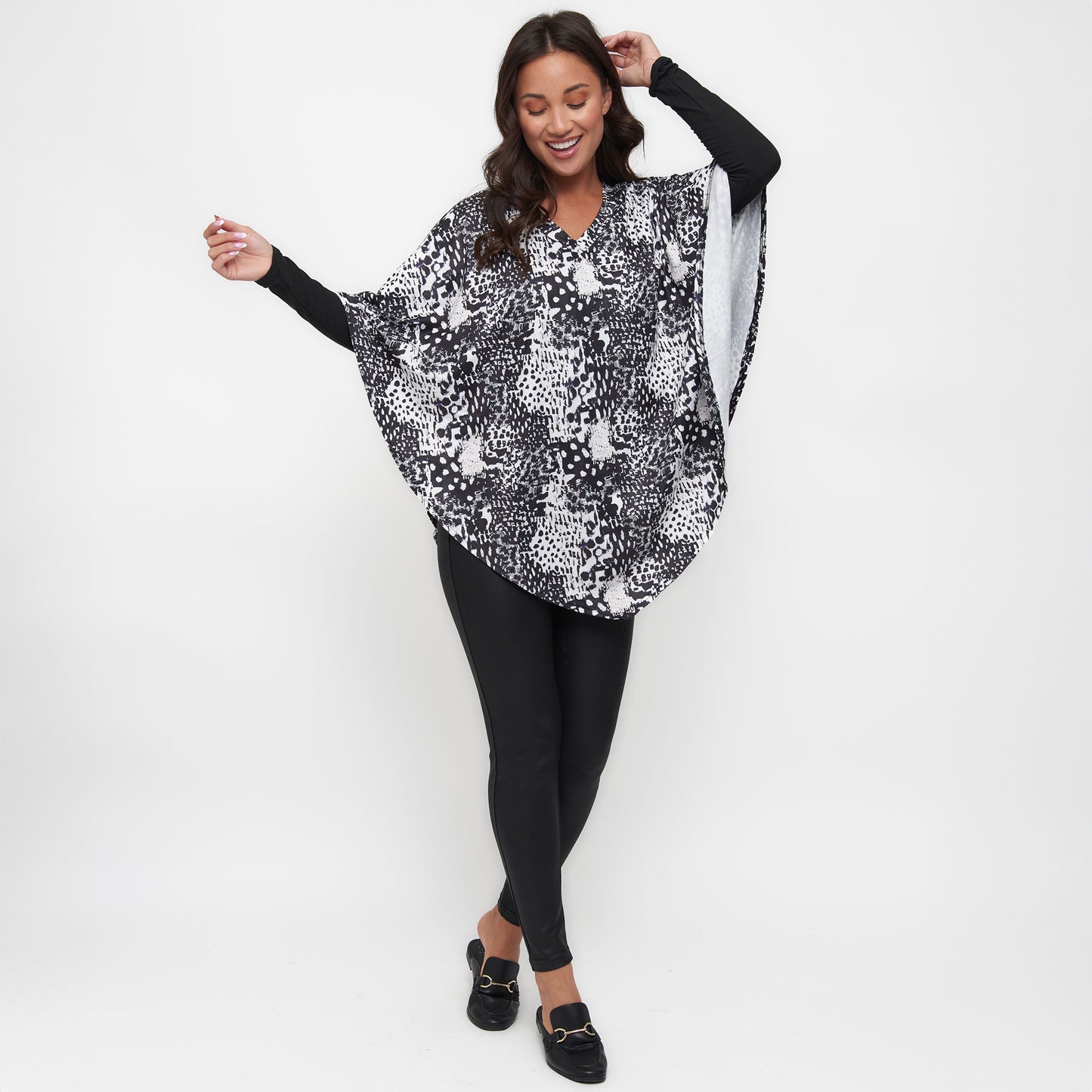 Addie Poncho Top