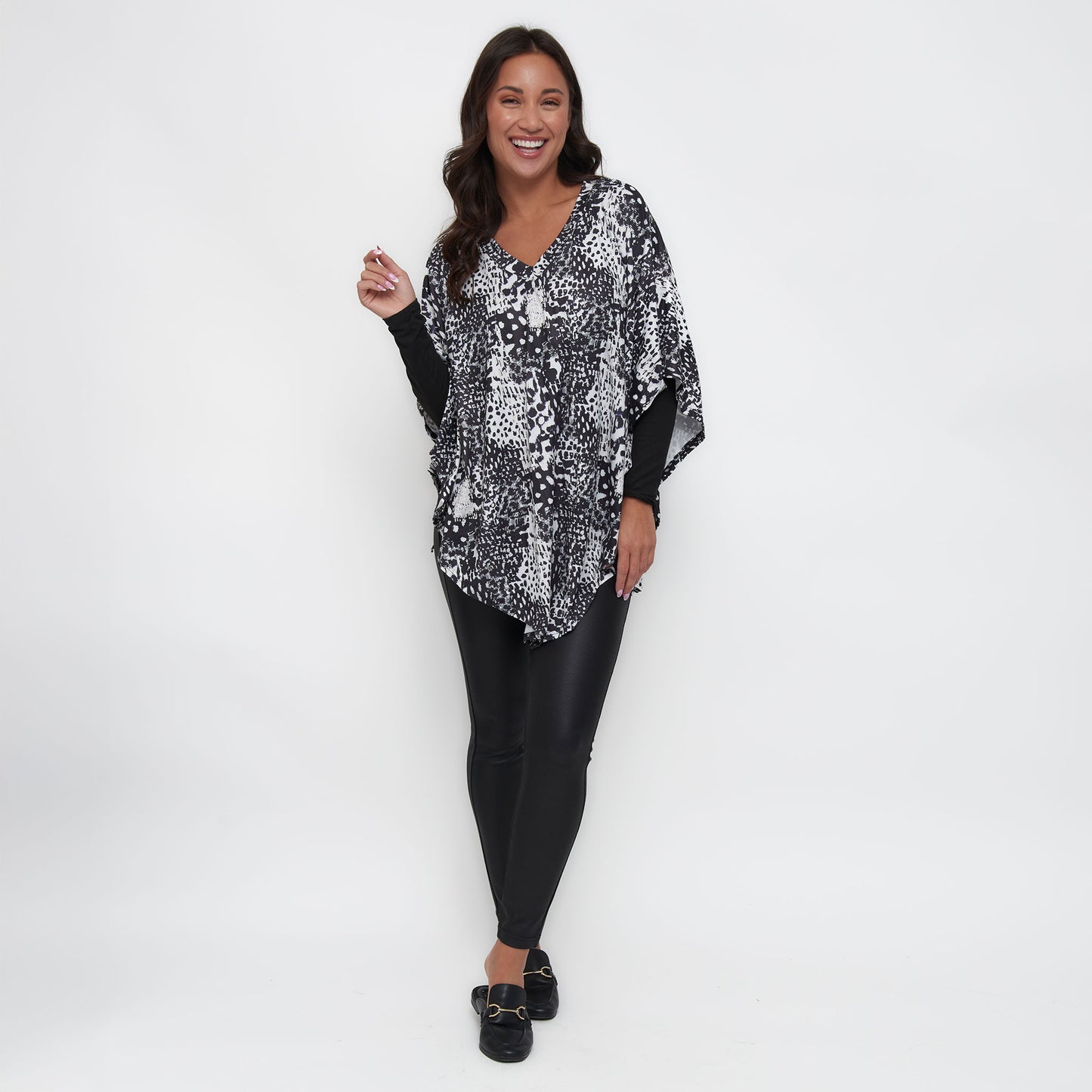 Addie Poncho Top