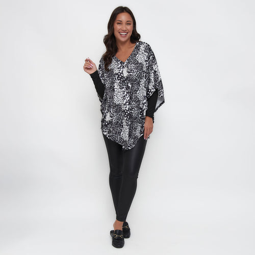 Addie Poncho Top