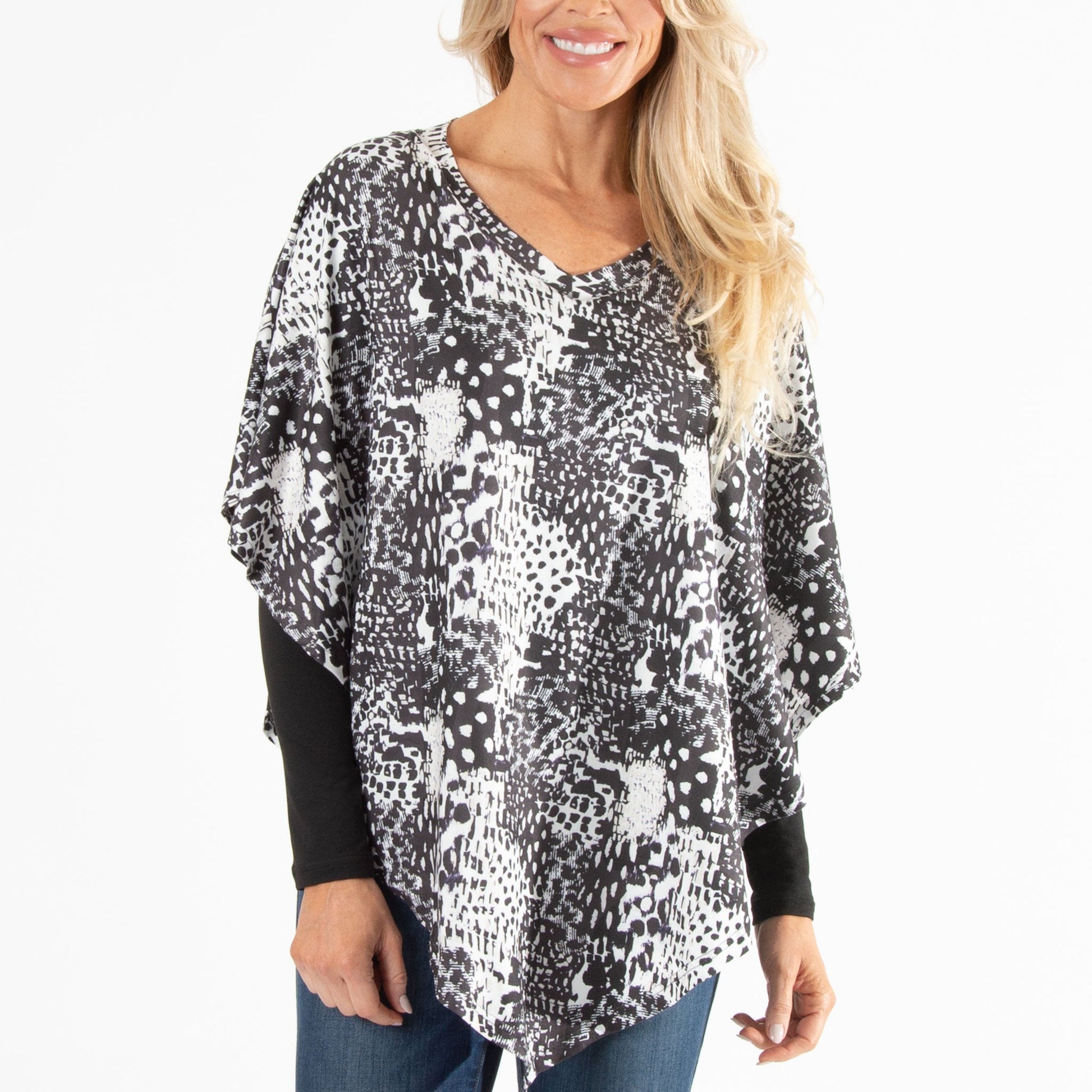 Addie Poncho Top