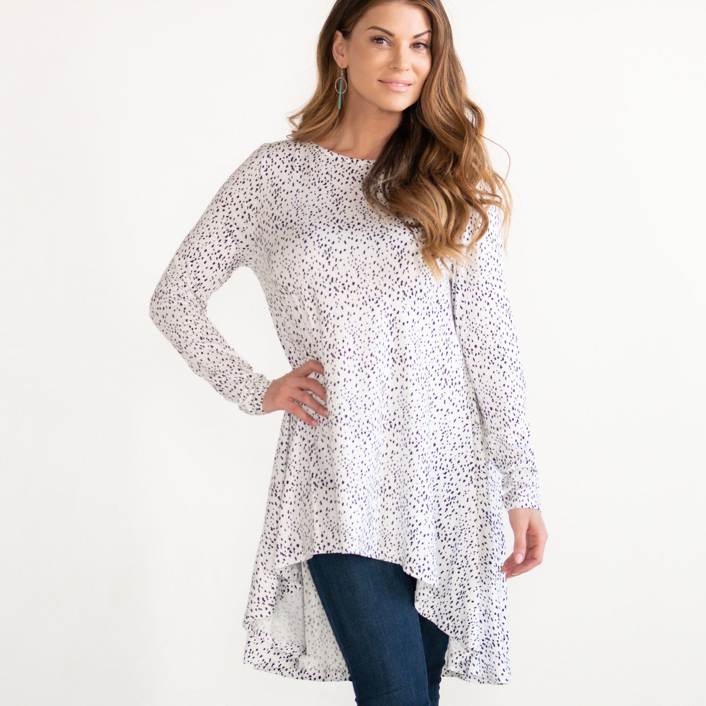 Sadie High Low Top
