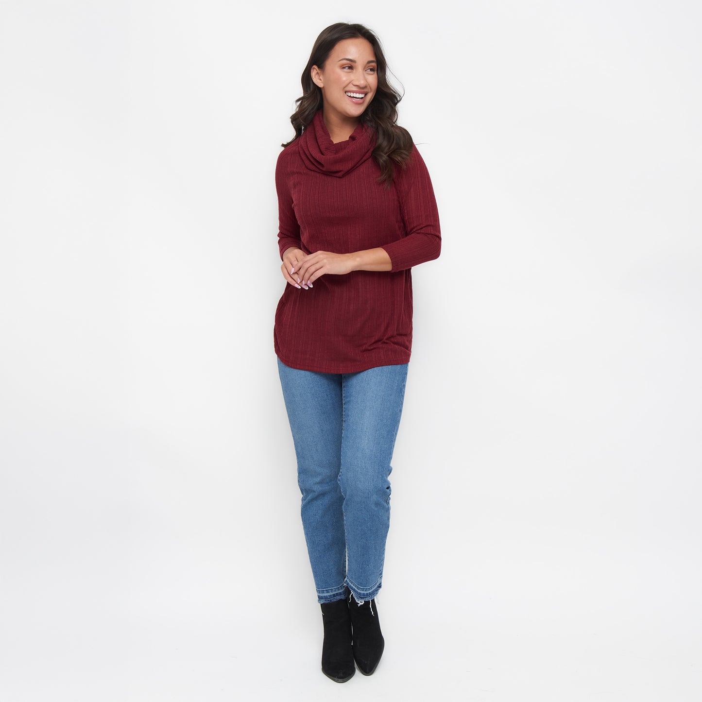 Lola Cowl Neck Swing Top