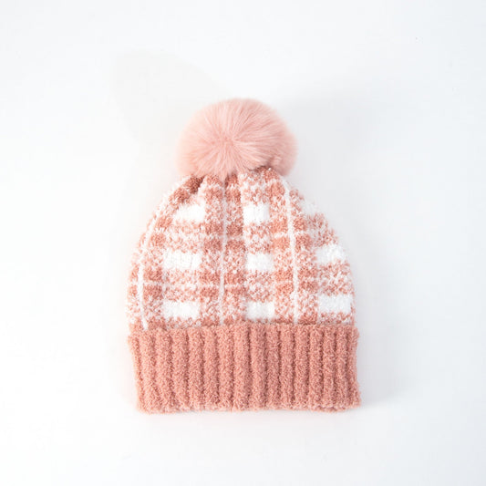 Wynter Plaid Knit Hat