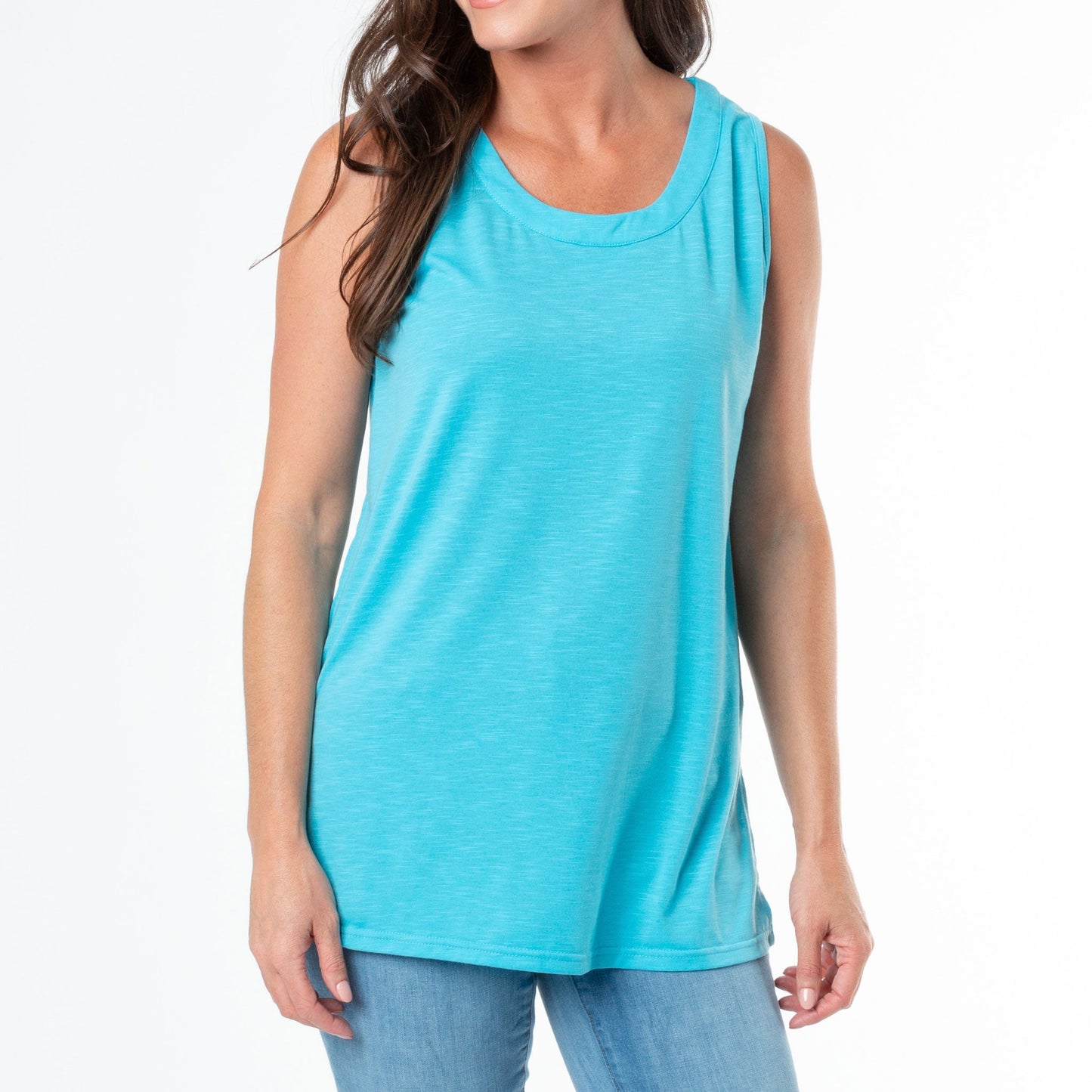 Elsie & Zoey  Fallon Scoop Neck Tank