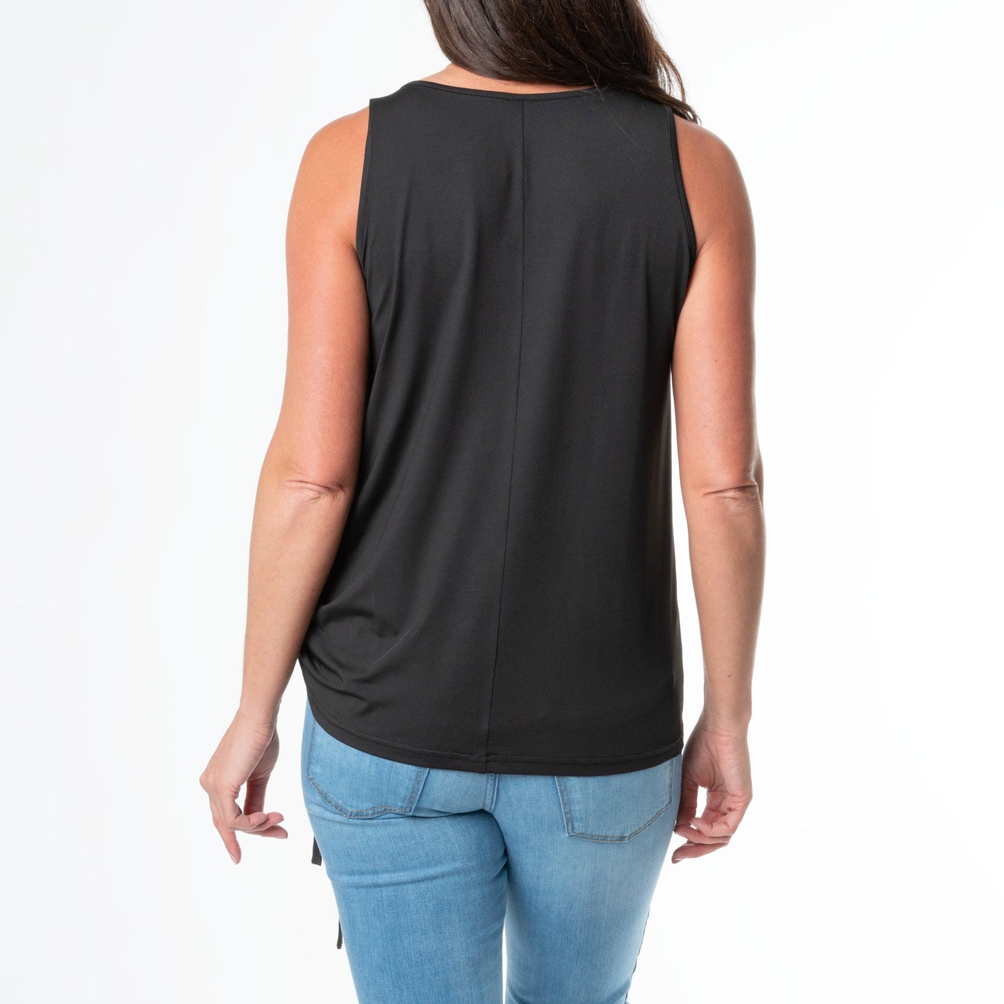 Elsie & Zoey Sunny Tie Hem Tank