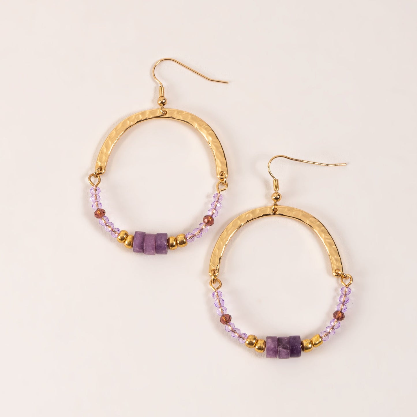 Elsie & Zoey Ashli Beaded Round Earrings