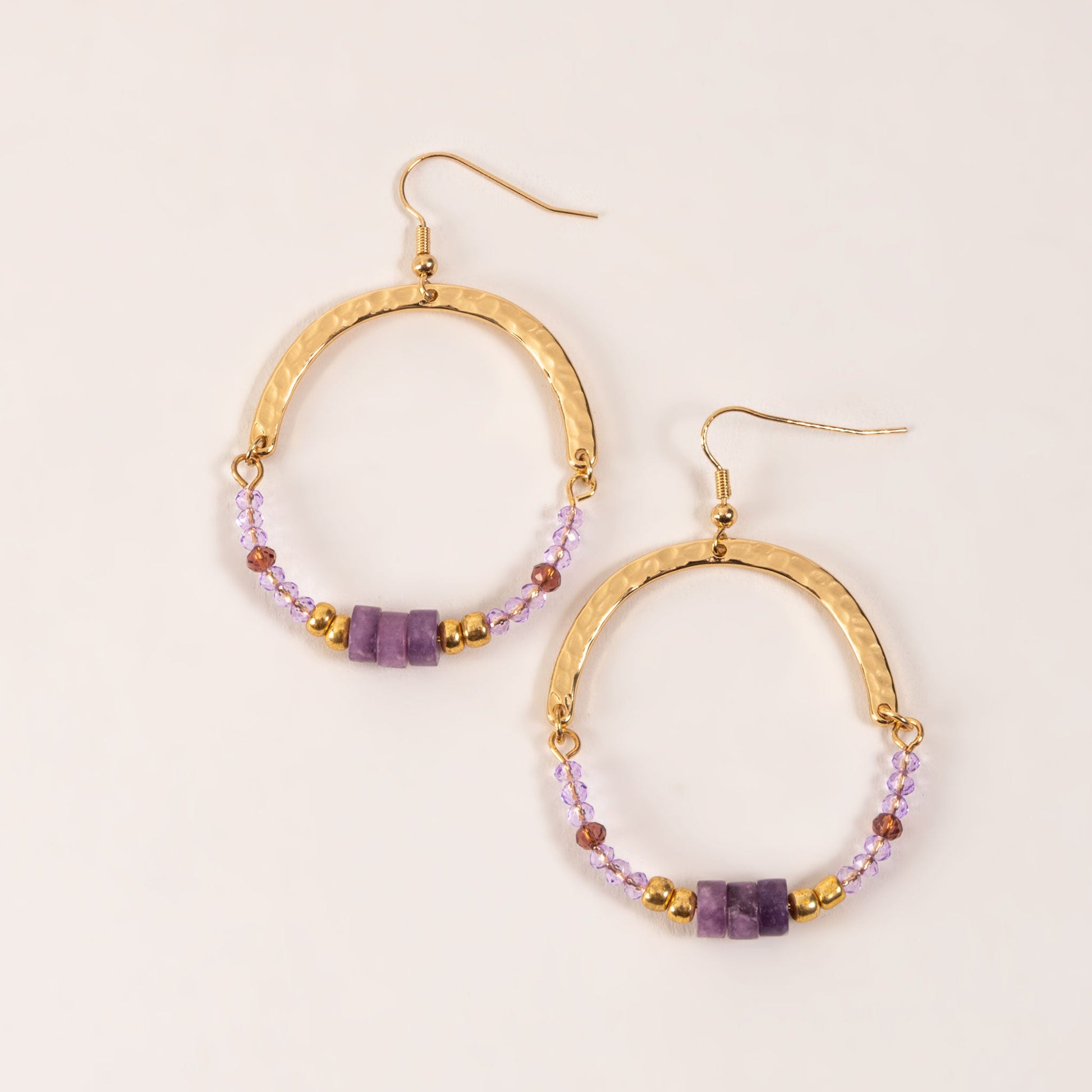 Elsie & Zoey Ashli Beaded Round Earrings