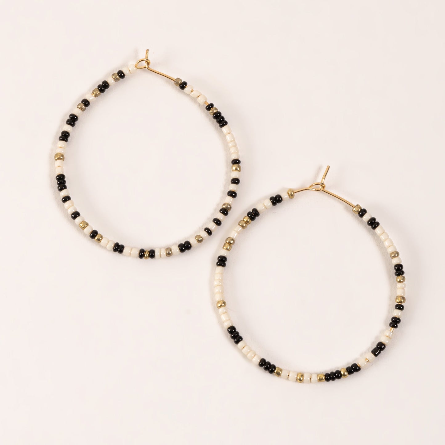 Elsie & Zoey Ashli Beaded Hoop Earrings