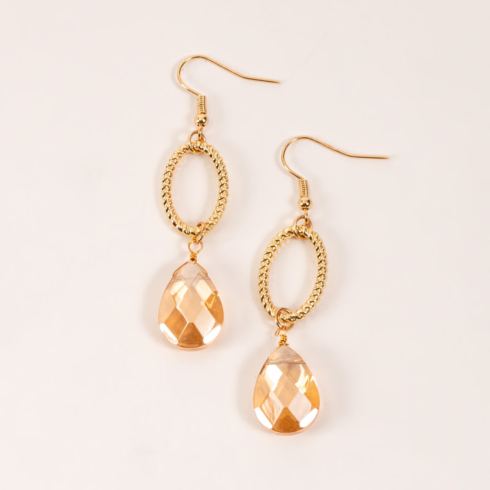 Elsie & Zoey Saba Teardrop Earrings