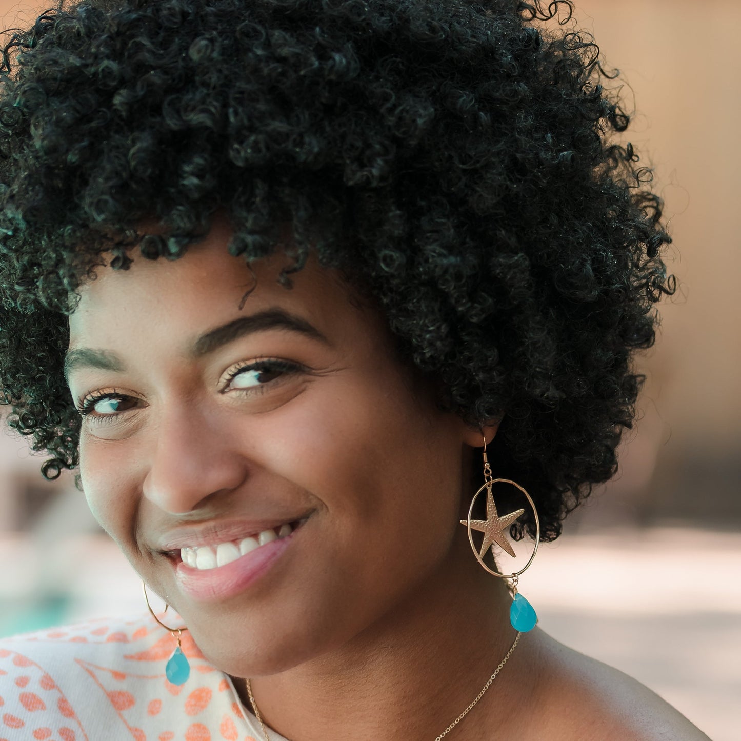 Elsie & Zoey Naia Charm Earrings