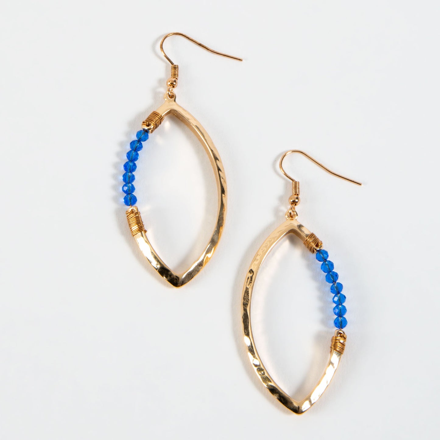 Haven Beaded Oval Earrings