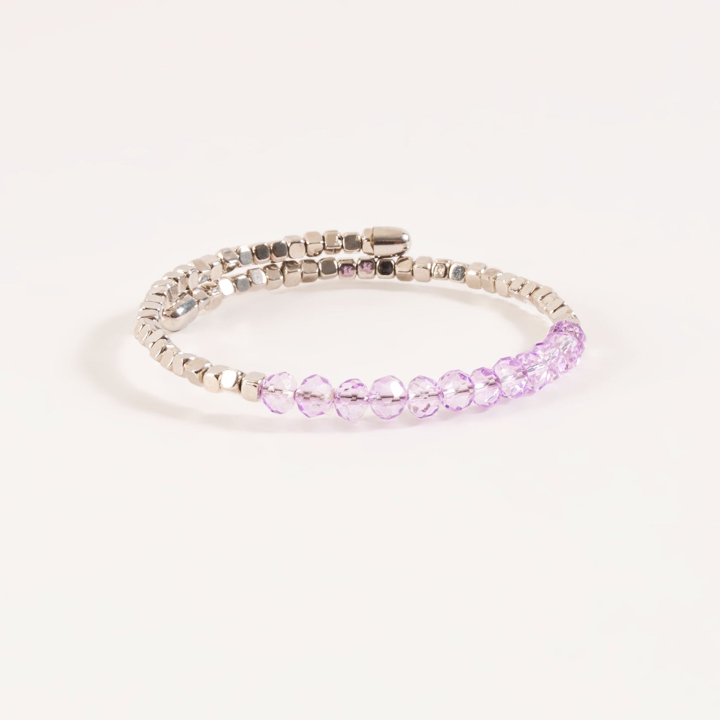 Haven Beaded Memory Wire Bracelet