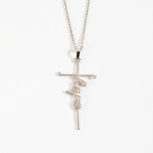 Kelsey Hope Cross Pendant Necklace