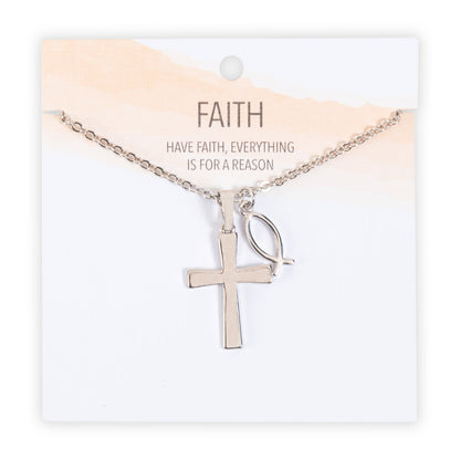 Carey Faith Pendant Necklace