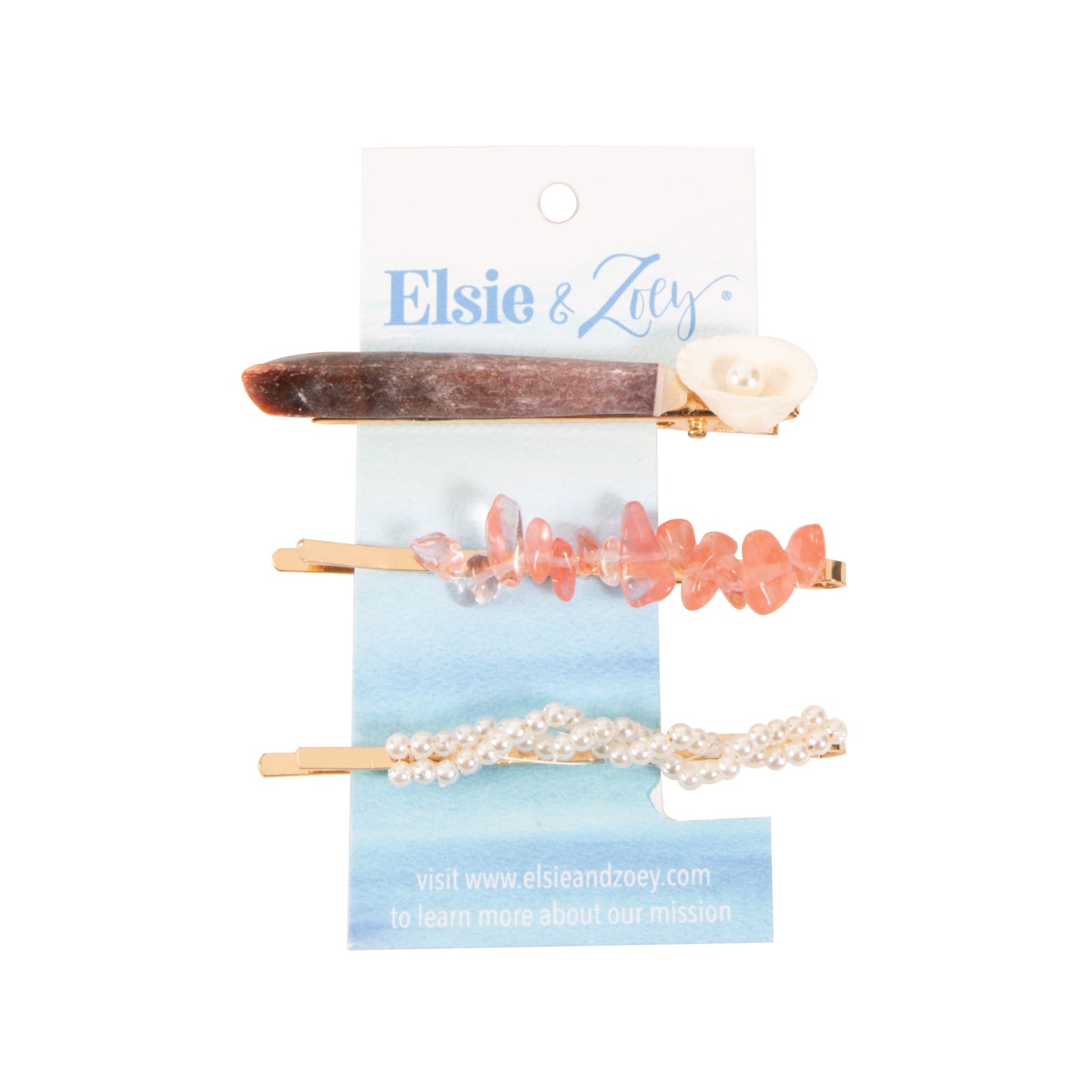 Elsie & Zoey Apryl 3 Piece Hair Pin Set