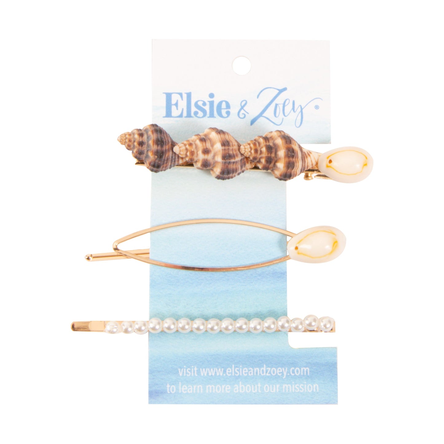 Elsie & Zoey Apryl 3 Piece Hair Pin Set