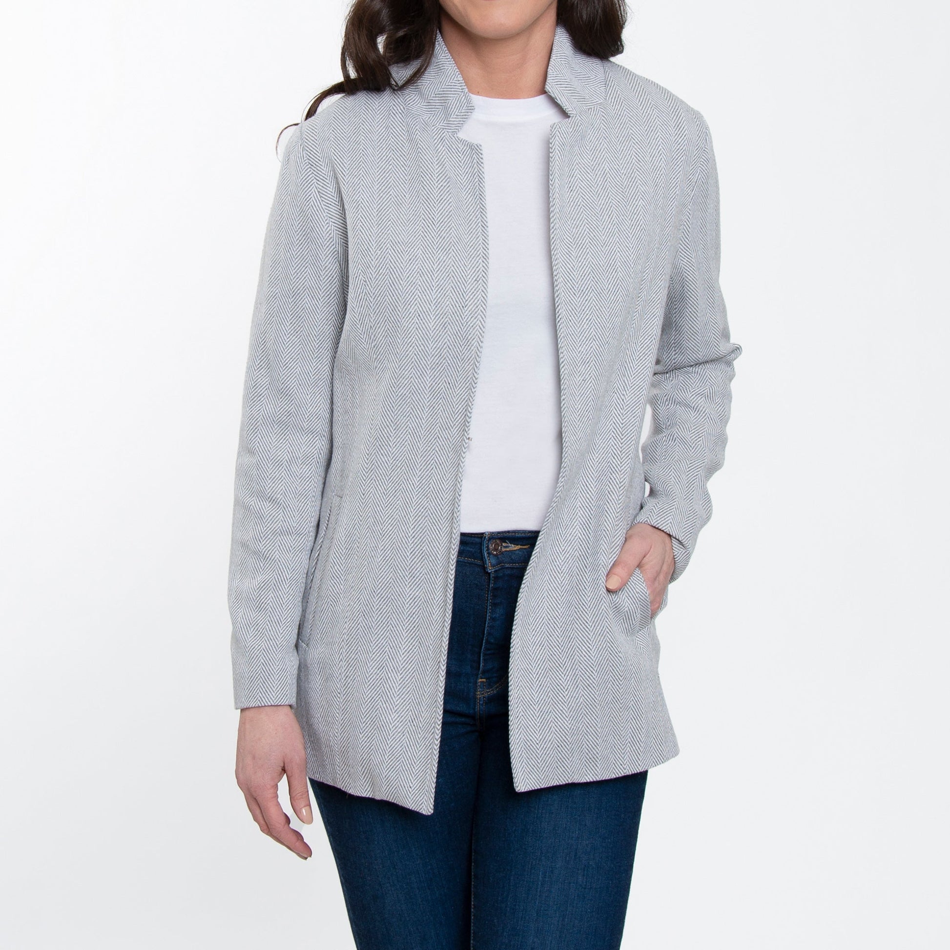 Elsie & Zoey  Women's Archer Long Blazer