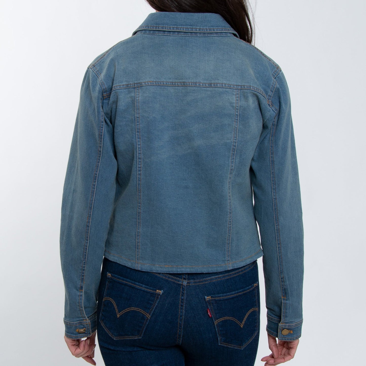 Elsie & Zoey Women's Bowie Stretch Denim Jacket