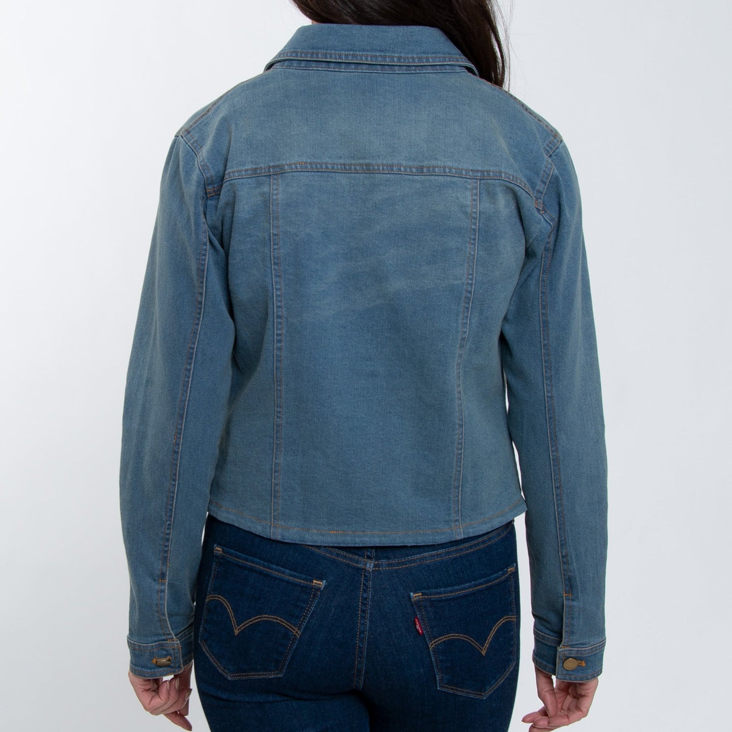 Elsie & Zoey  Women's Bowie Stretch Denim Jacket